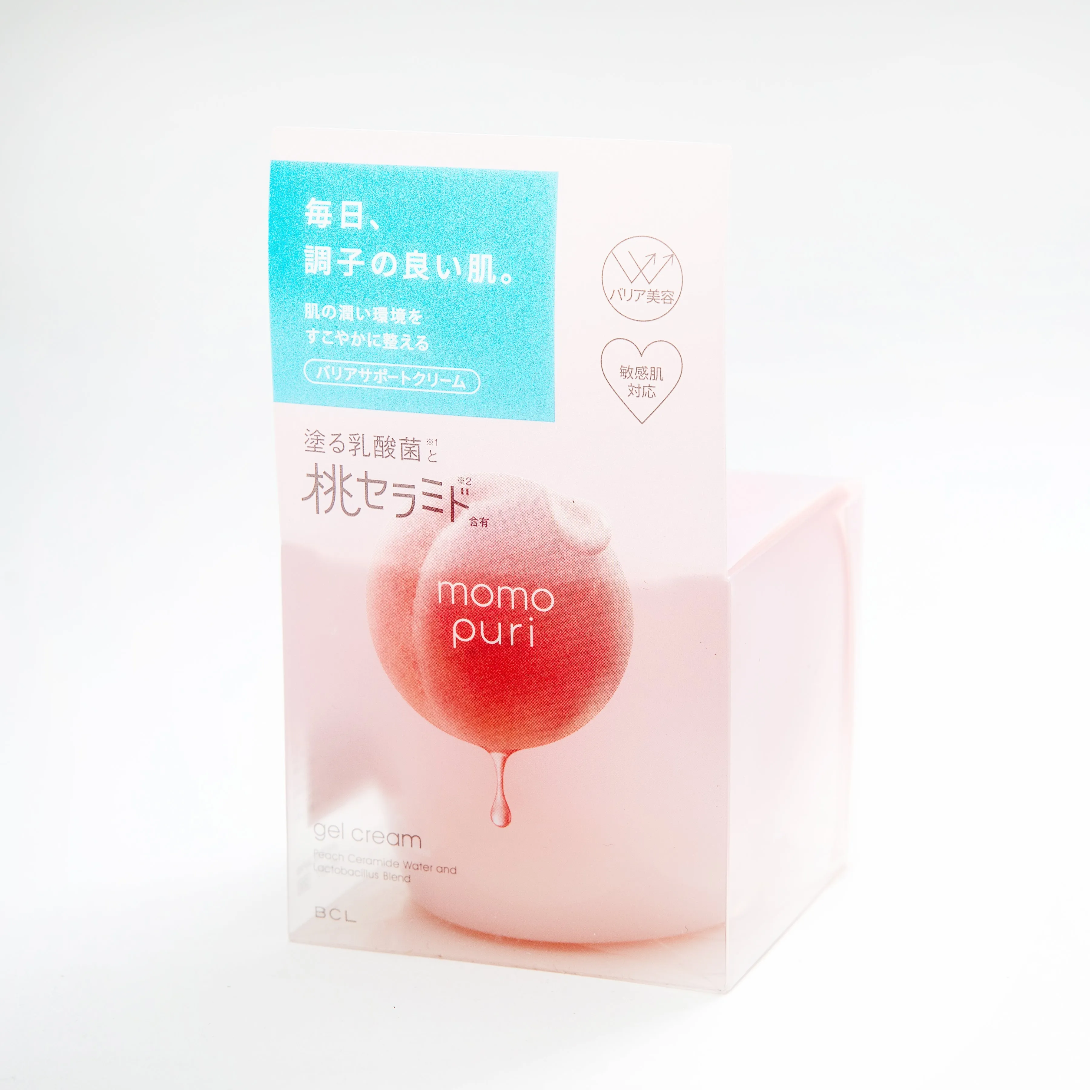 Momopuri Peach Ceramide Moist Barrier Gel Cream 80g