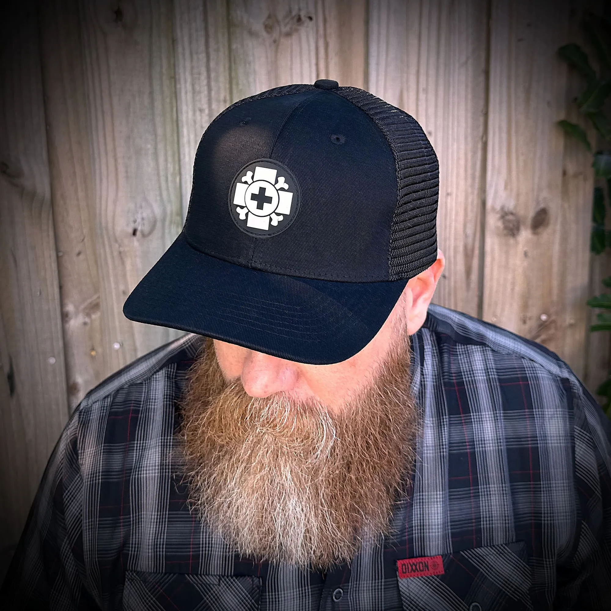 Old Bones Icon Logo Patch Hat (Black)