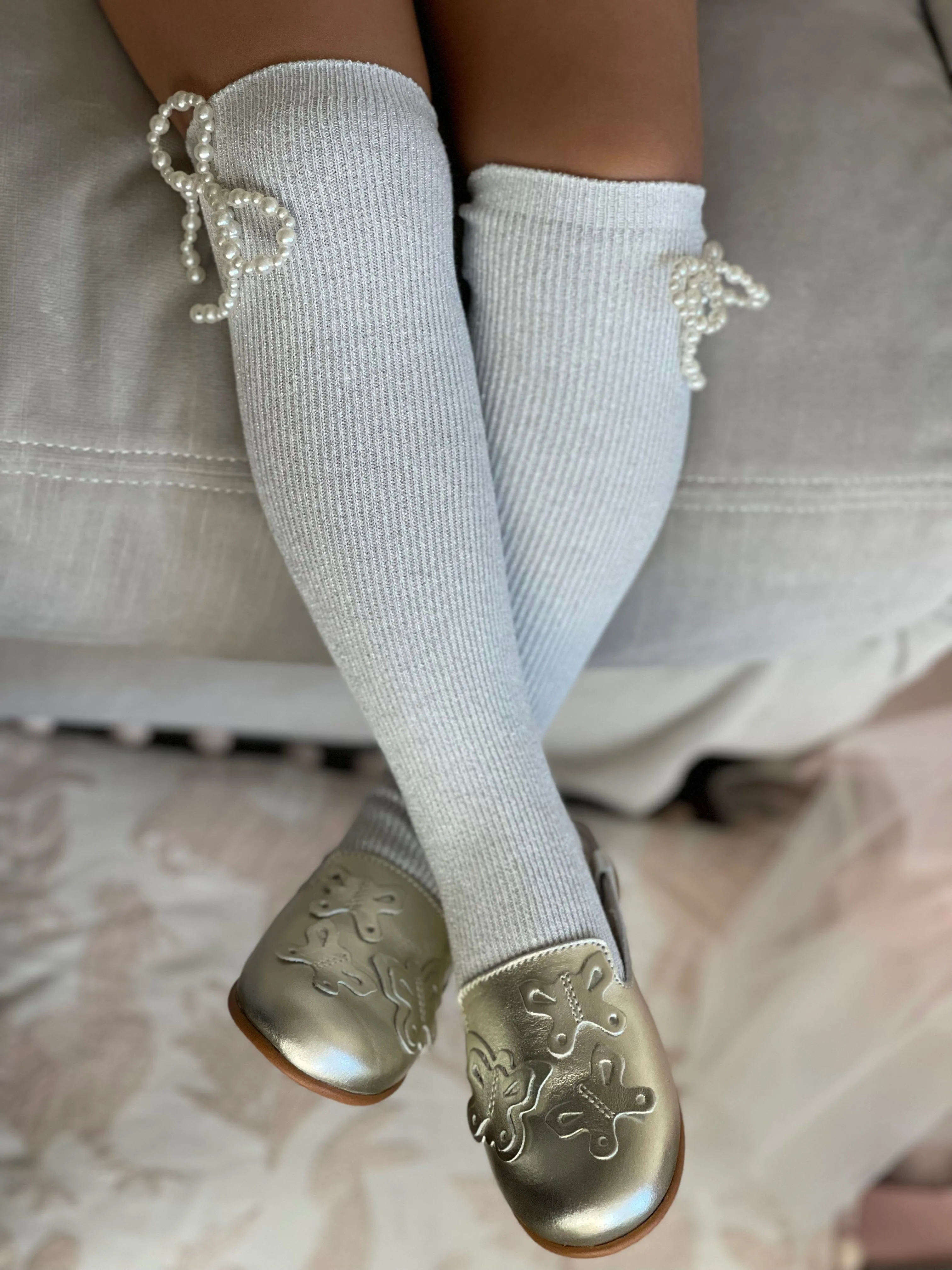 Perla Shimmer Socks