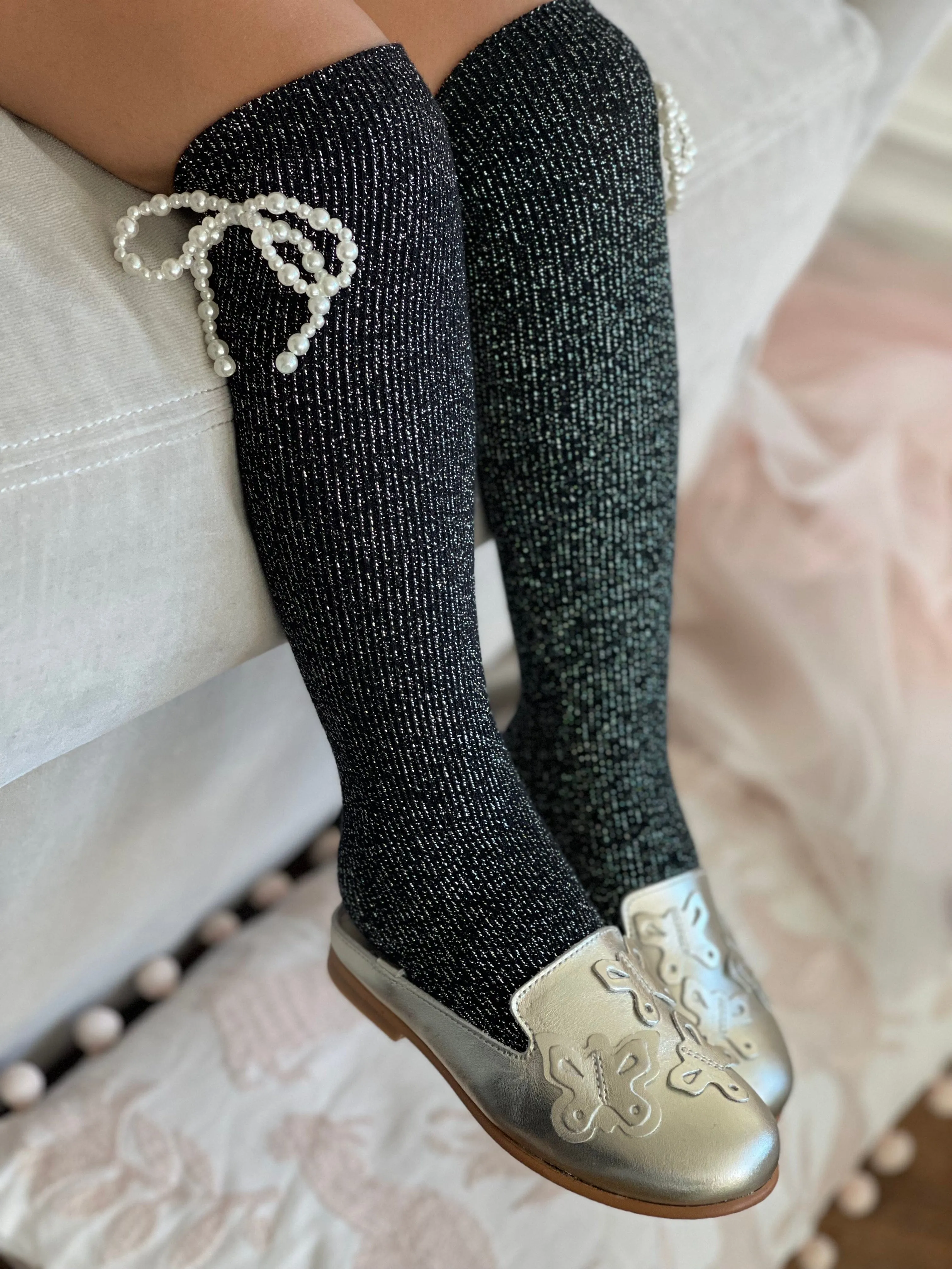 Perla Shimmer Socks