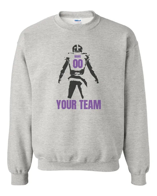 Personalizable Football Tee or Sweatshirt