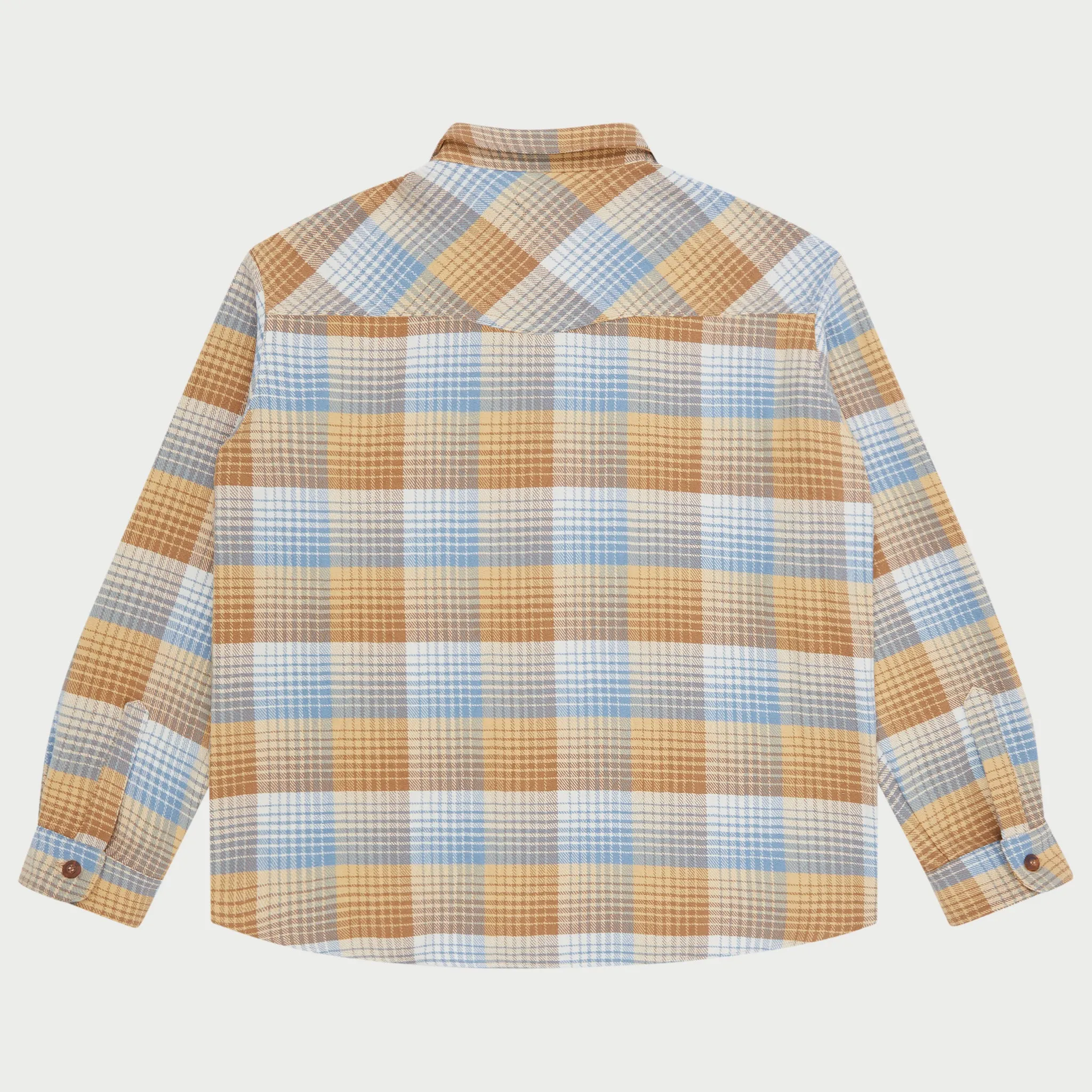 Plaid Overshirt (Beige)