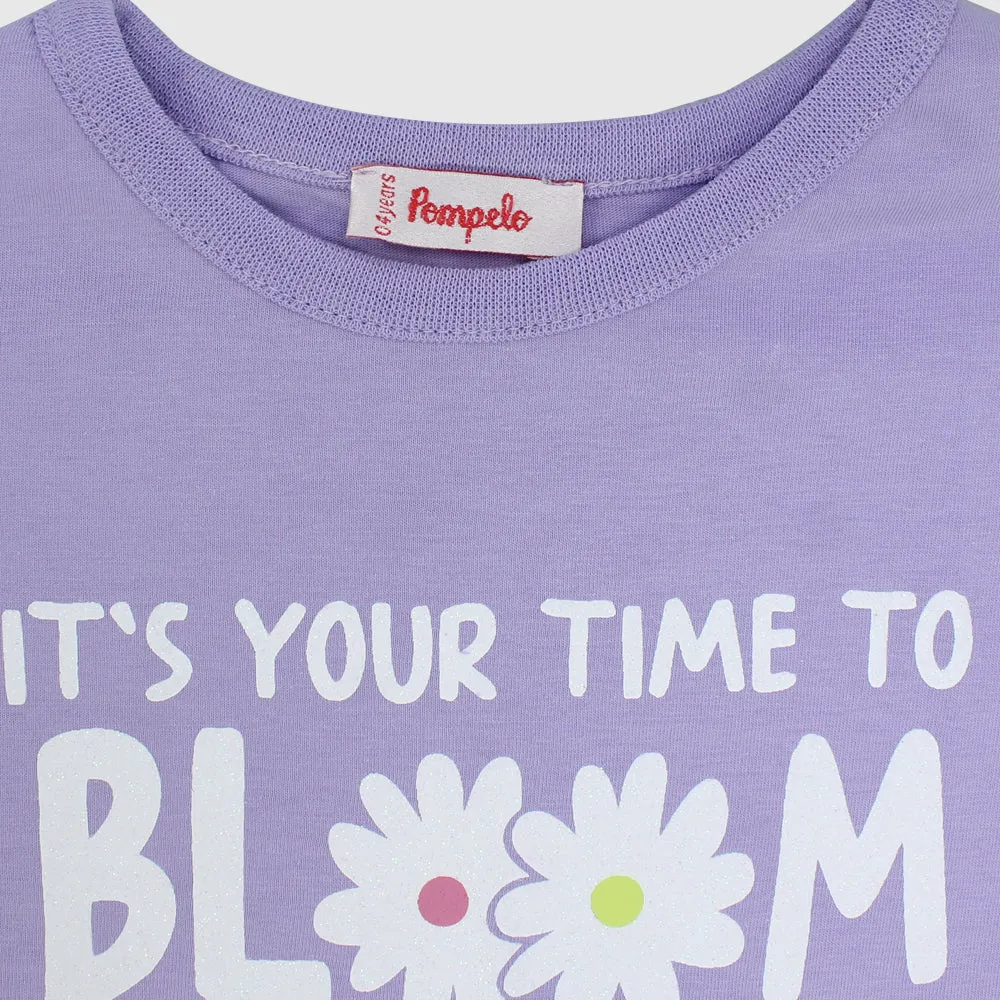 "Time To Bloom" Short-Sleeved T-Shirt