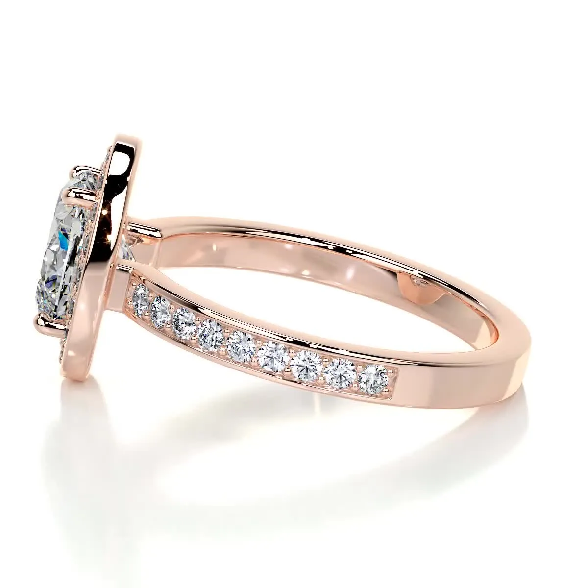 Raina Lab Grown Diamond Ring -14K Rose Gold