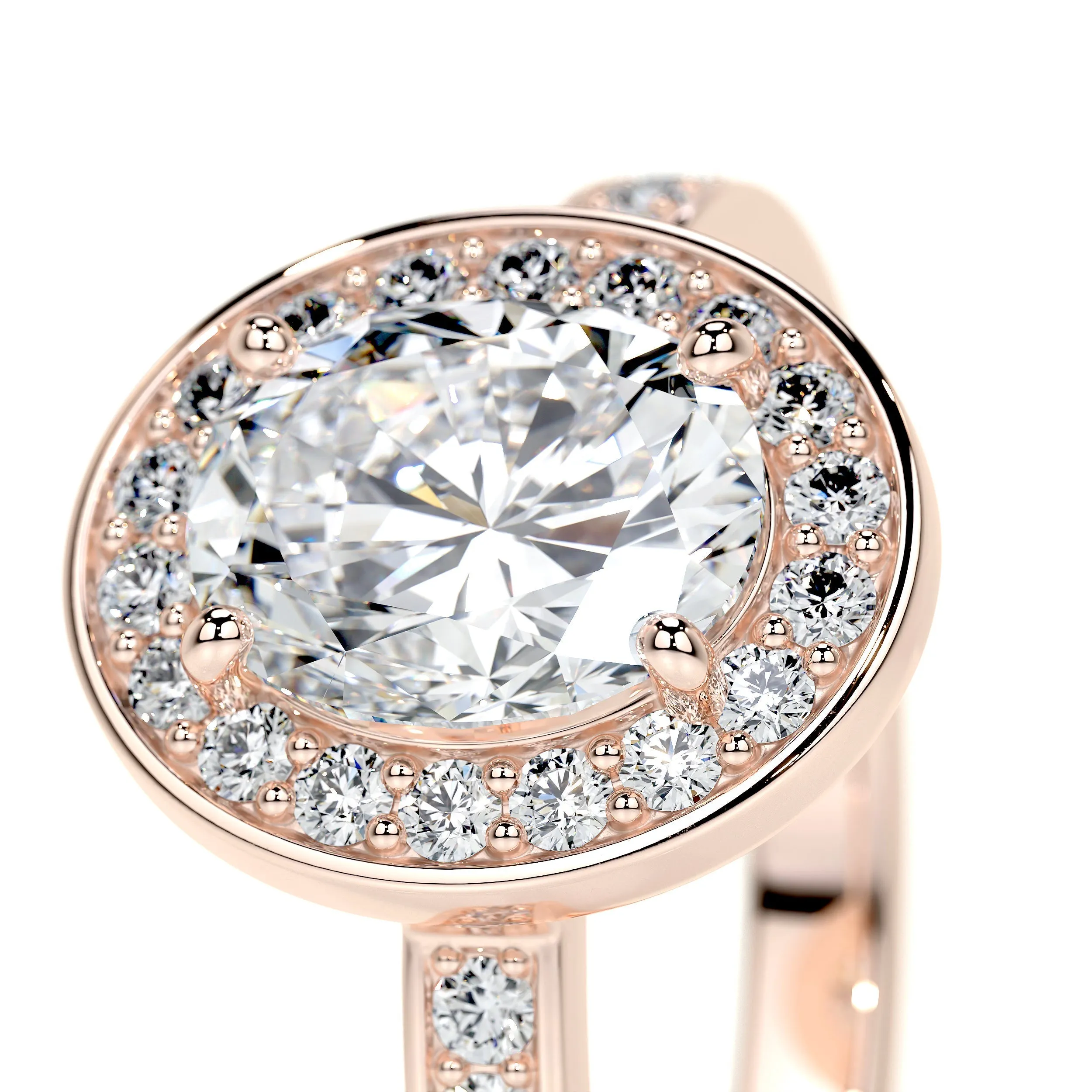 Raina Lab Grown Diamond Ring -14K Rose Gold