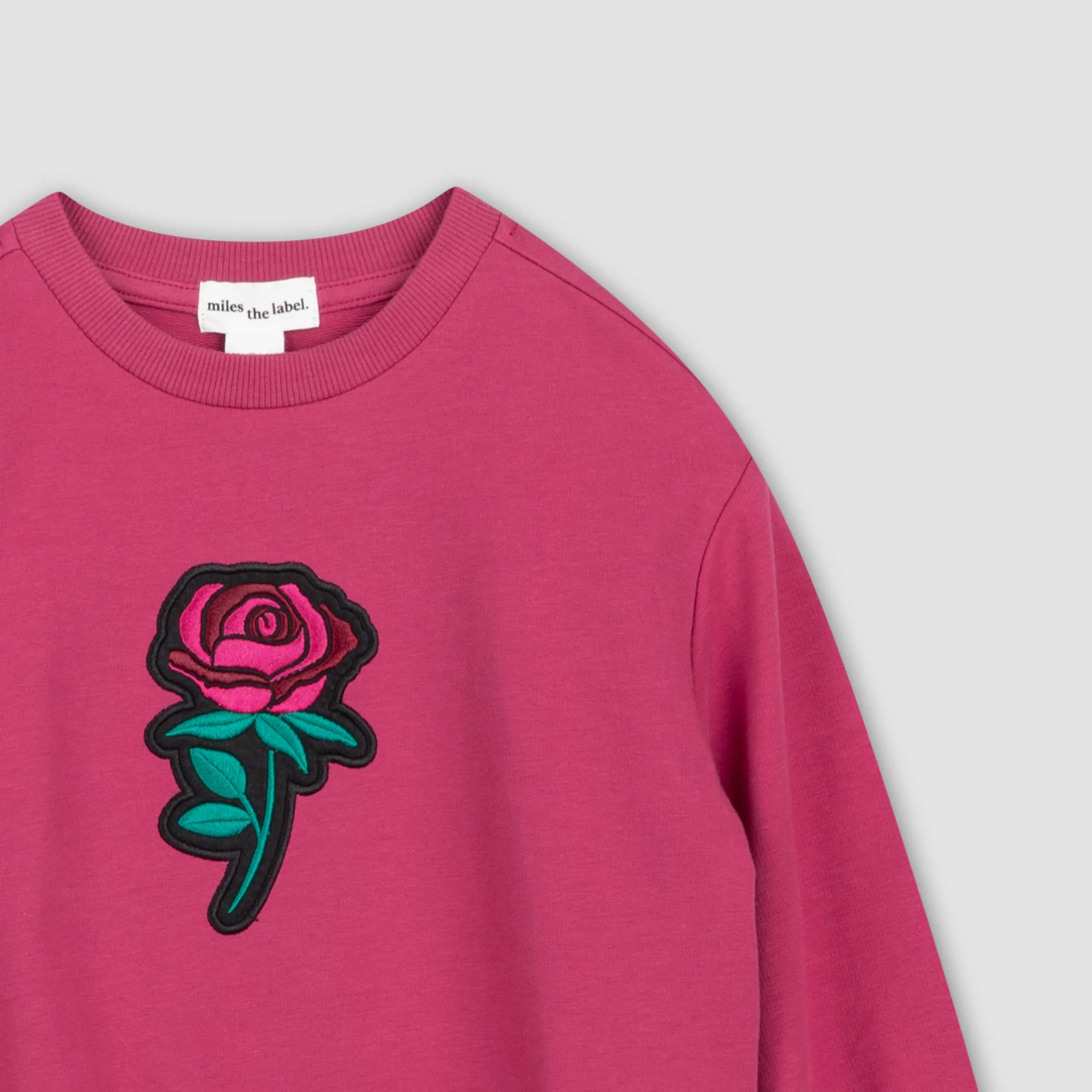 Rose on Magenta Sweatshirt