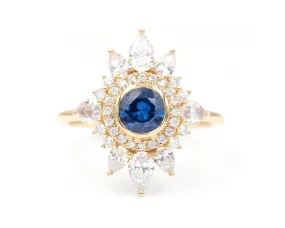 Sapphire Gravity Ring