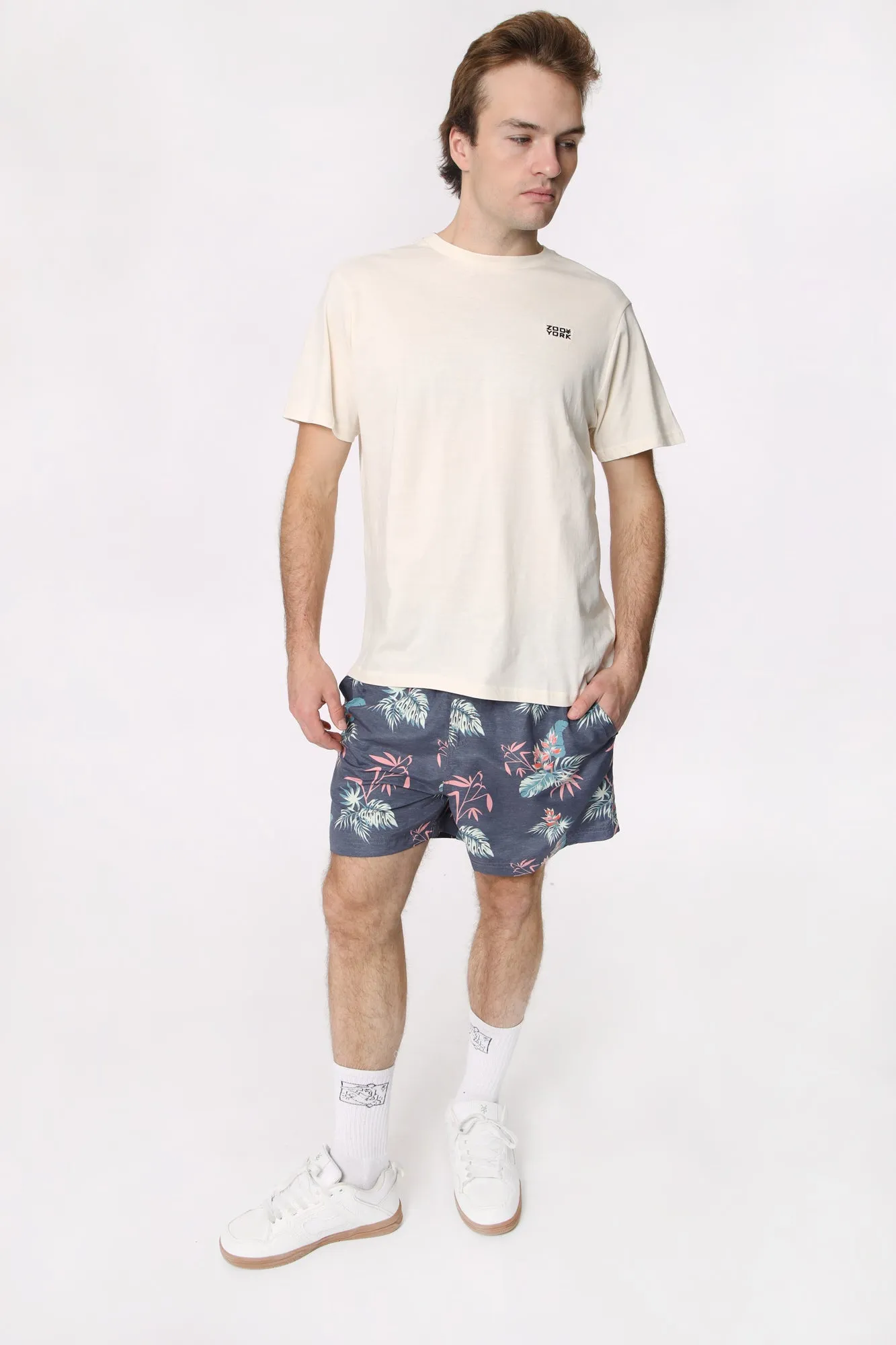 Short de Plage Imprimé Amnesia Homme