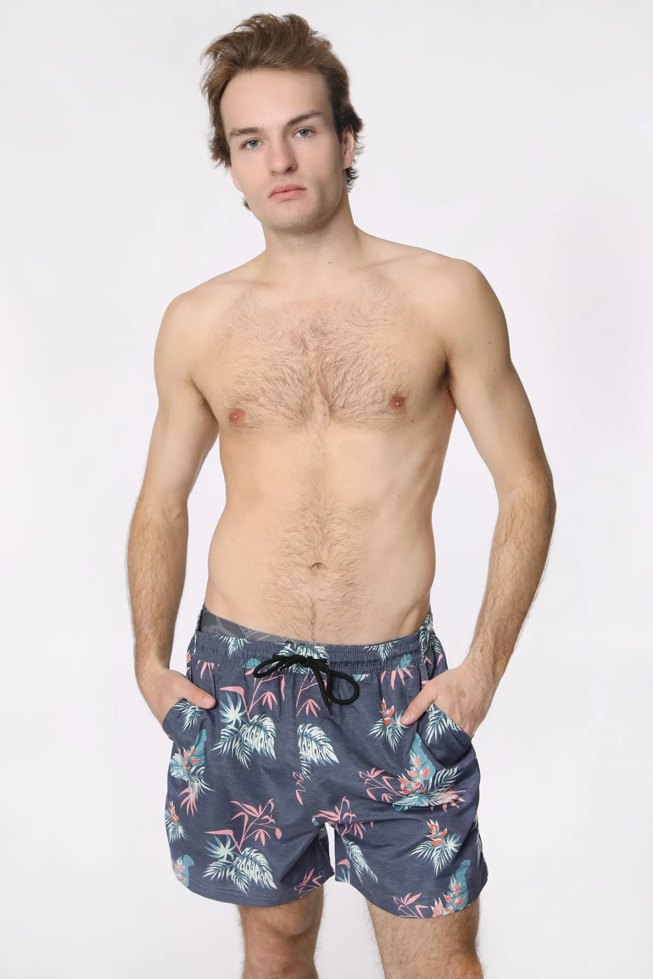 Short de Plage Imprimé Amnesia Homme