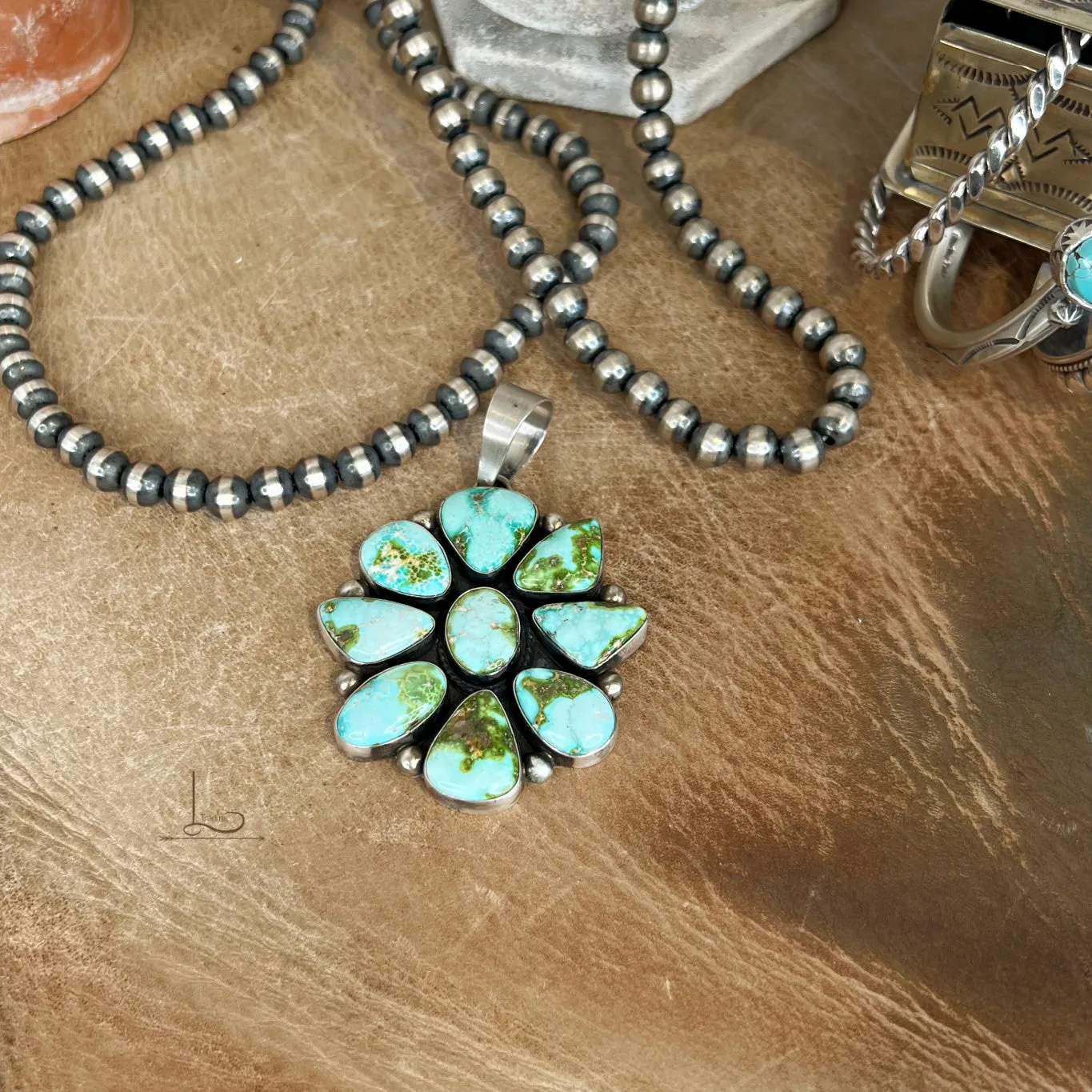 The Sonoran Gold Turquoise Pendant