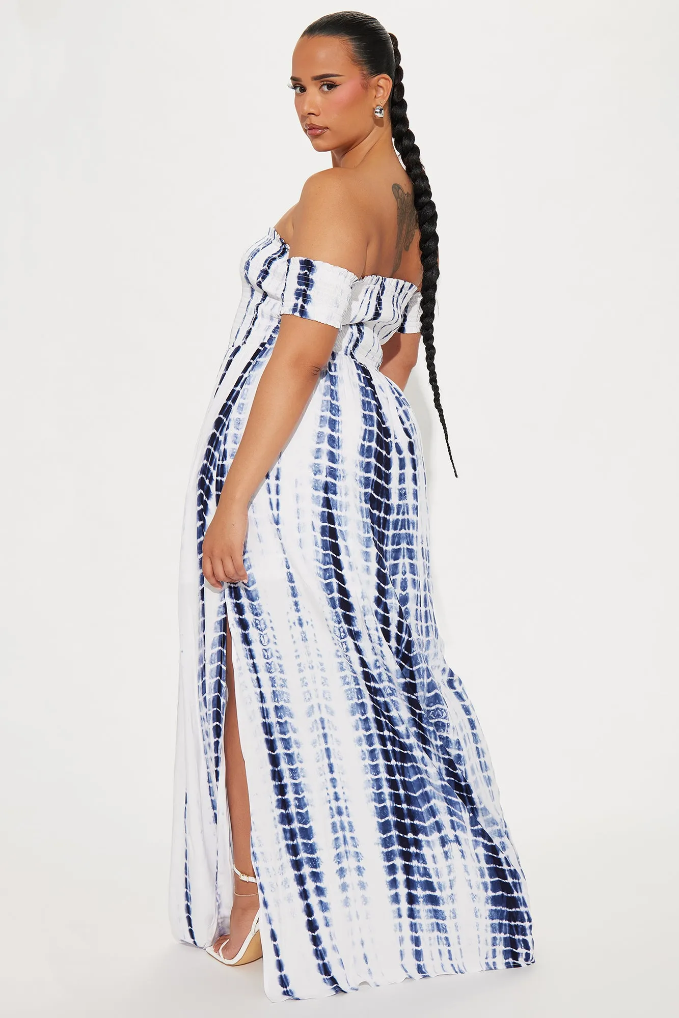 Weekend in Venice Maxi Dress - Navy/combo