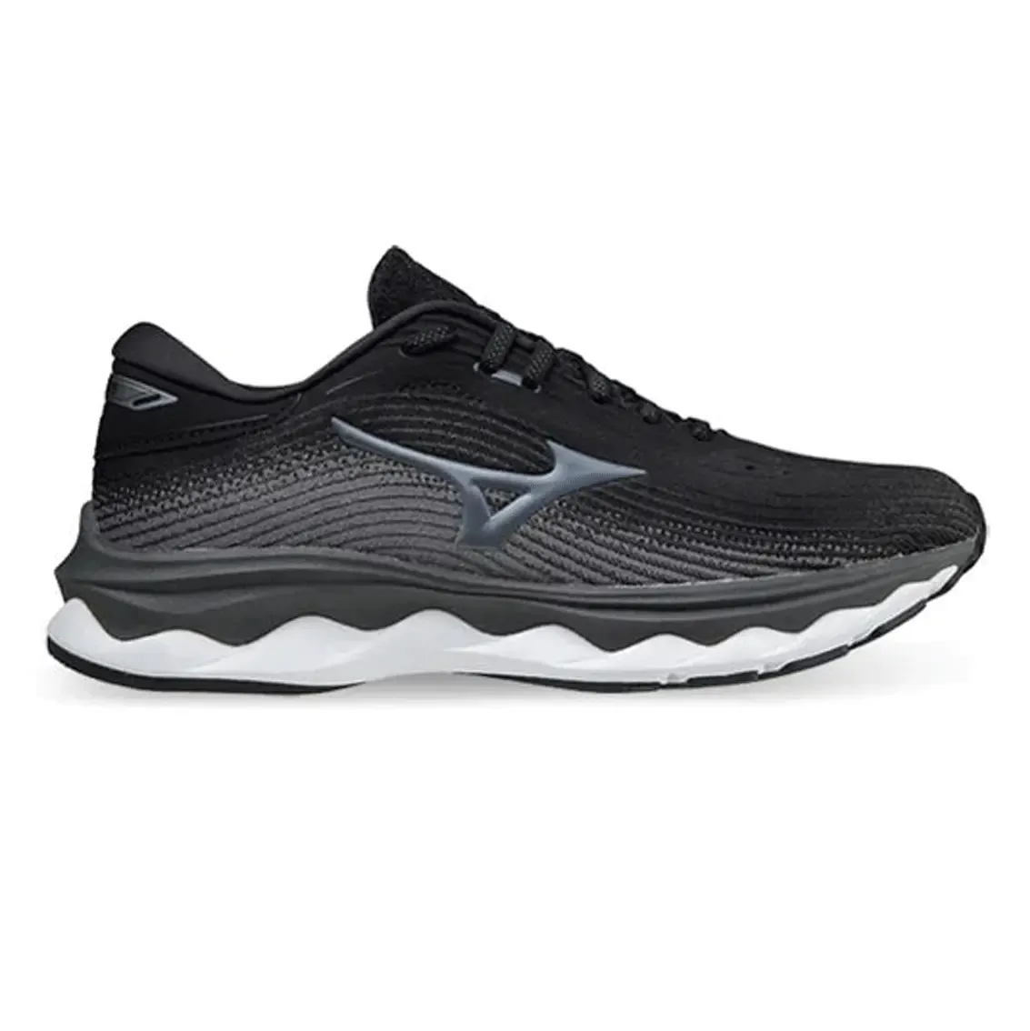 Womens Mizuno Wave Sky 5 -  Black / Metallic Gray / Quiet Shade